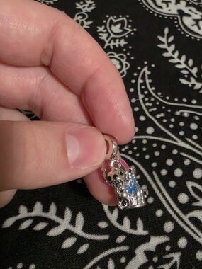 Sterling Silver Stitch Charm For Charm Bracelet Or Necklace